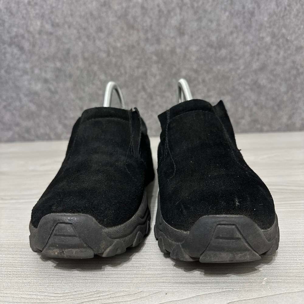 Itasca Excursion Black Suede Slip On Comfort Loafers Women Size 8 - Picture 2 of 10